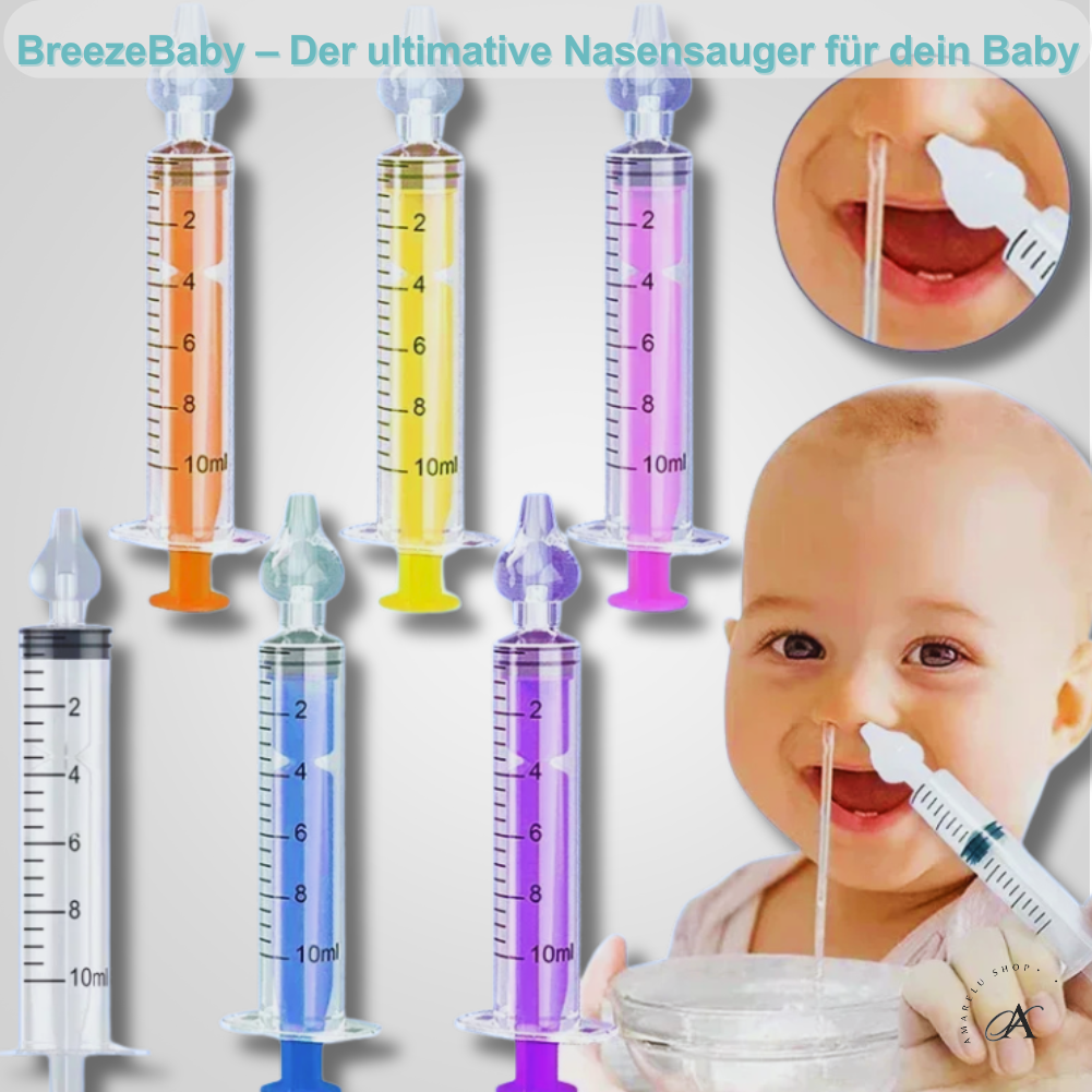 BreezeBaby – Der ultimative Nasensauger für dein Baby👶