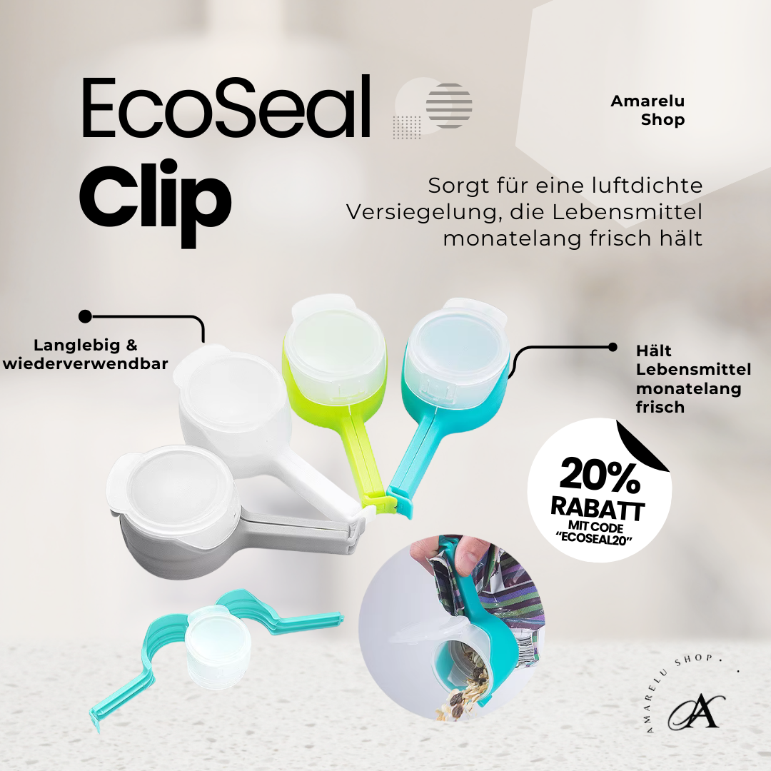 EcoSeal Clips – Die smarte Lösung für Frische & Ordnung